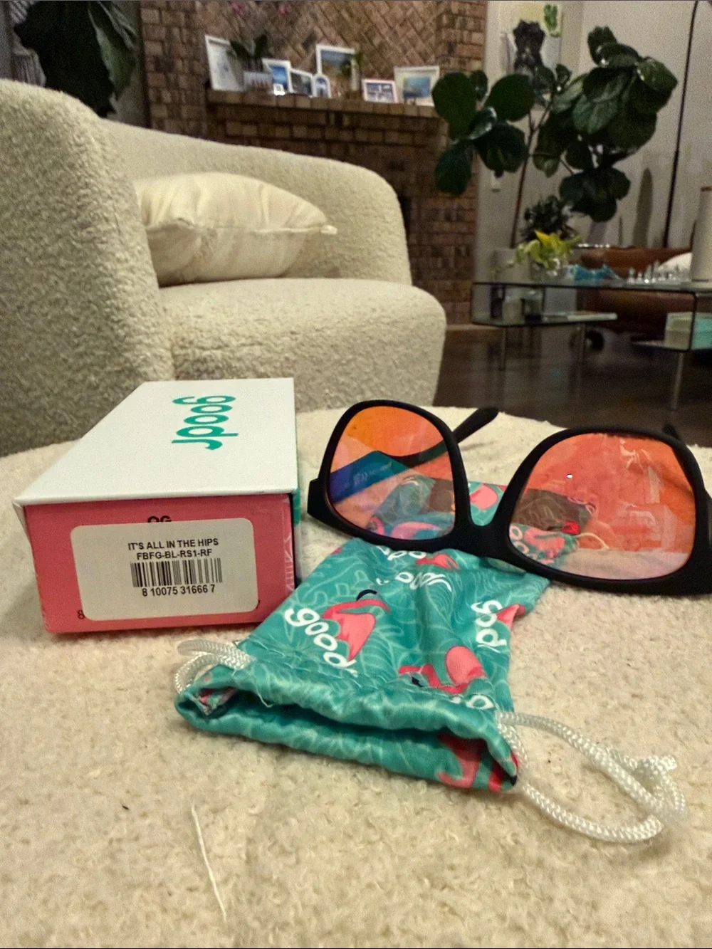 goodr BFG Sunglasses Color: Its All In The Hips NWT